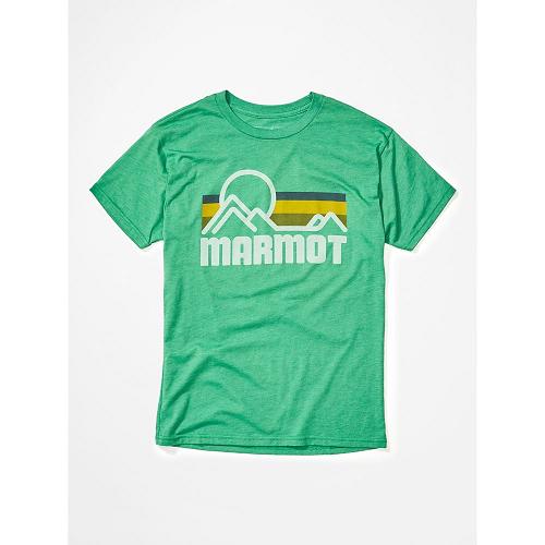 Marmot Coastal Clothes - Mens T-Shirts Green CA1435029 Canada